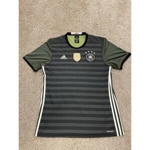 German FIFA National Team Adidas Soccer Jersey Men's Size Large Four Stars